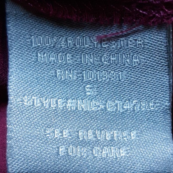 Charlotte Russe Burgundy Dressy V Neck Hi Lo Top - Picture 6 of 12